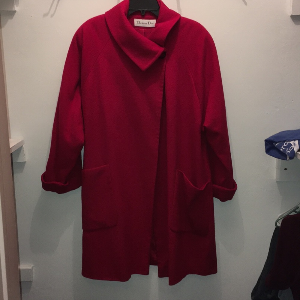 Christian Dior Red Coat